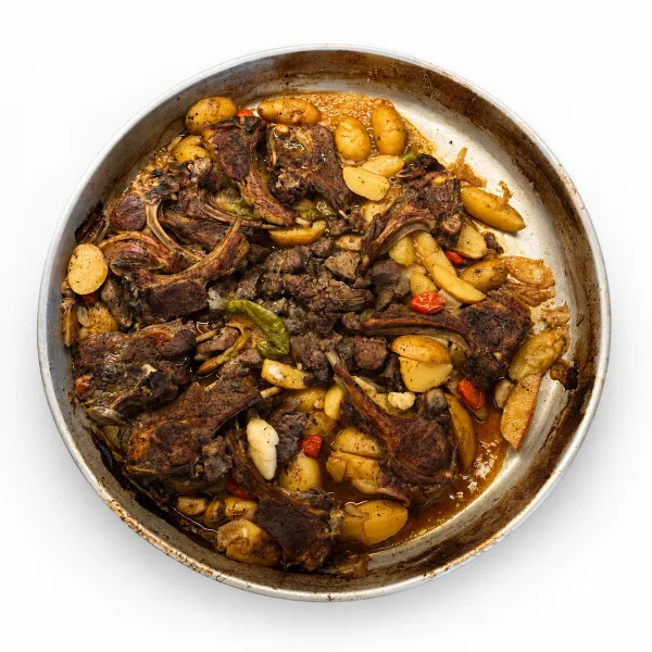 Lamb Chops with Vegetables